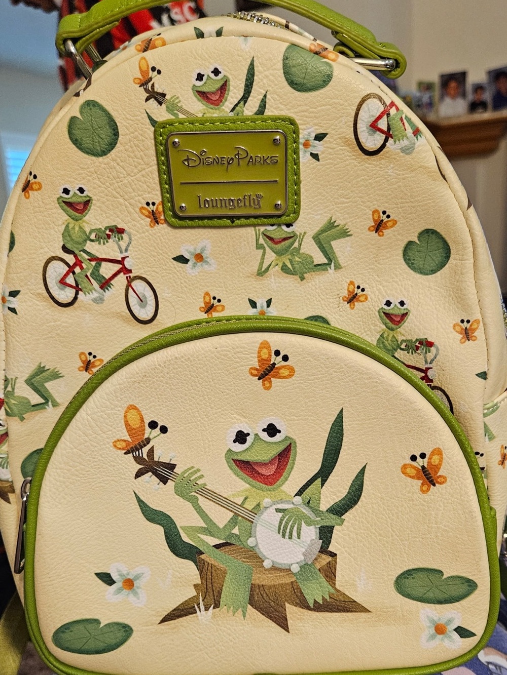 Loungefly Disney Parks Kermit Mini Backpack - Picture 4 of 6